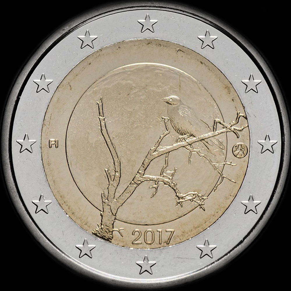 Finlande 2017 - Nature Finlandaise - Le Corbeau - 2 euro comm�morative
