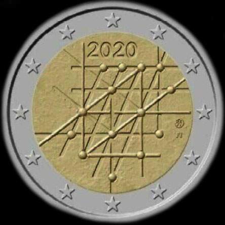 Finlande 2020 - 100 ans de l'Université de Turku - 2 euro commémorative