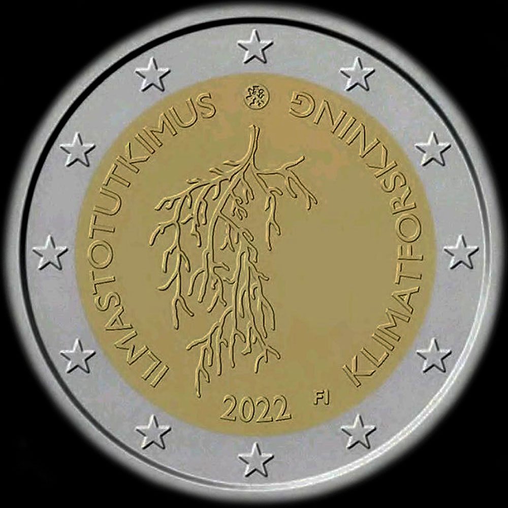 Finlande 2022 - La Recherche Climatique - 2 euro comm�morative