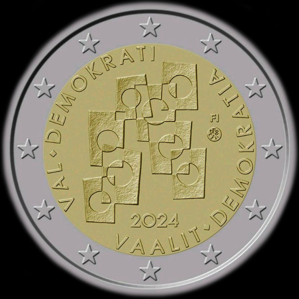 Finlande 2024 - Les Elections et la D�mocratie - 2 euro comm�morative