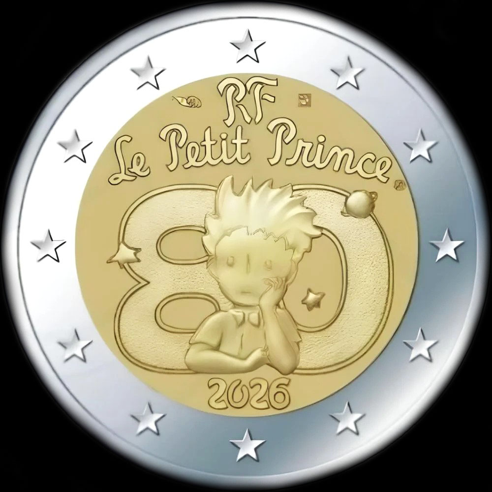France 2026 - Le Petit Prince - 2 euro comm�morative