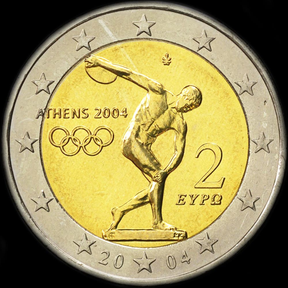 Gr�ce 2004 - Jeux Olympiques d'Et� � Ath�nes - 2 euro comm�morative