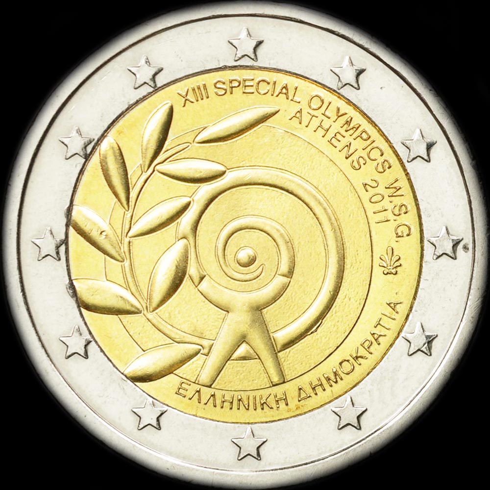 Gr�ce 2011 - 13e Jeux Olympiques Sp�ciaux d'Et� - 2 euro comm�morative