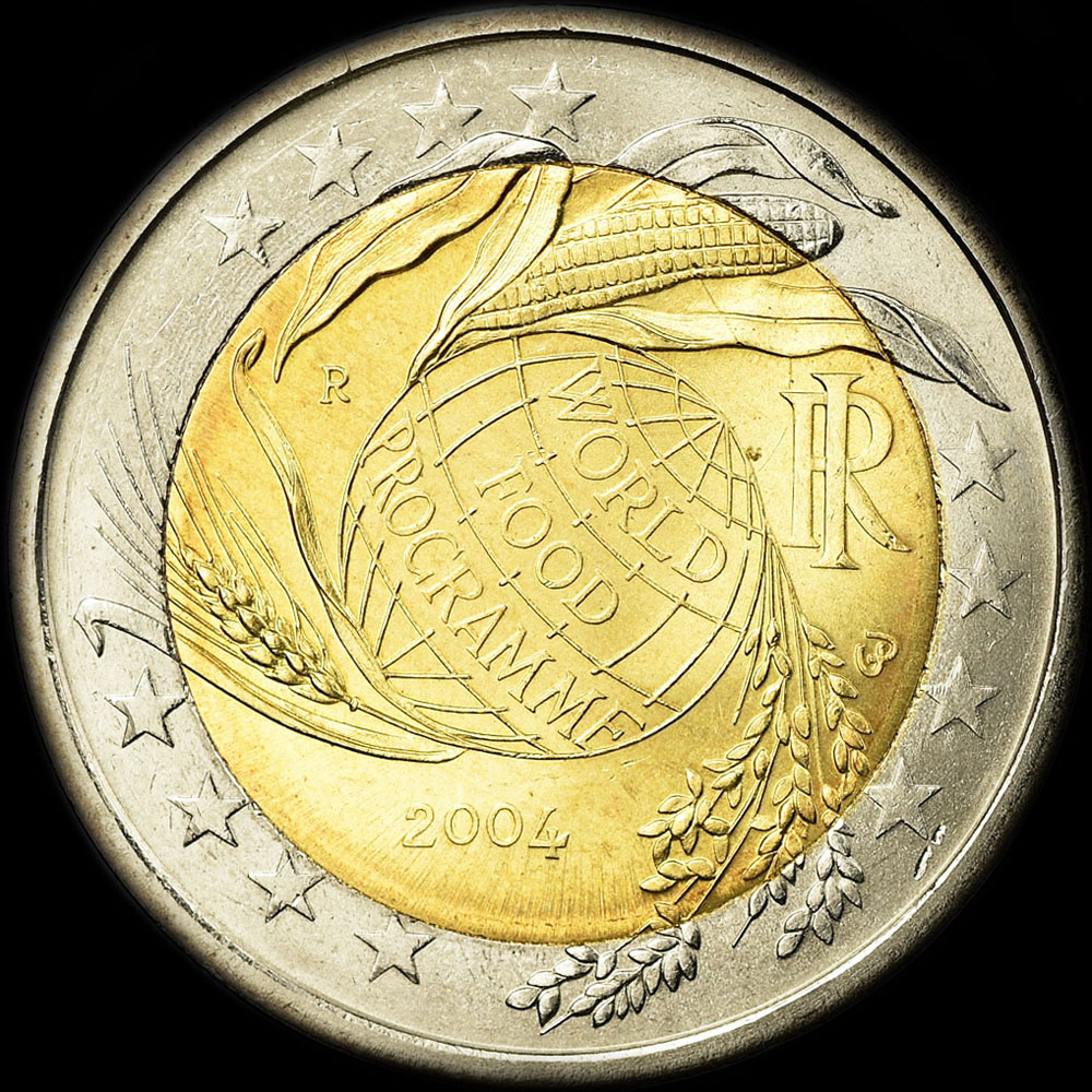 Italie 2004 - World Food Program (Programme Alimentaire Mondial) - 2 euro comm�morative