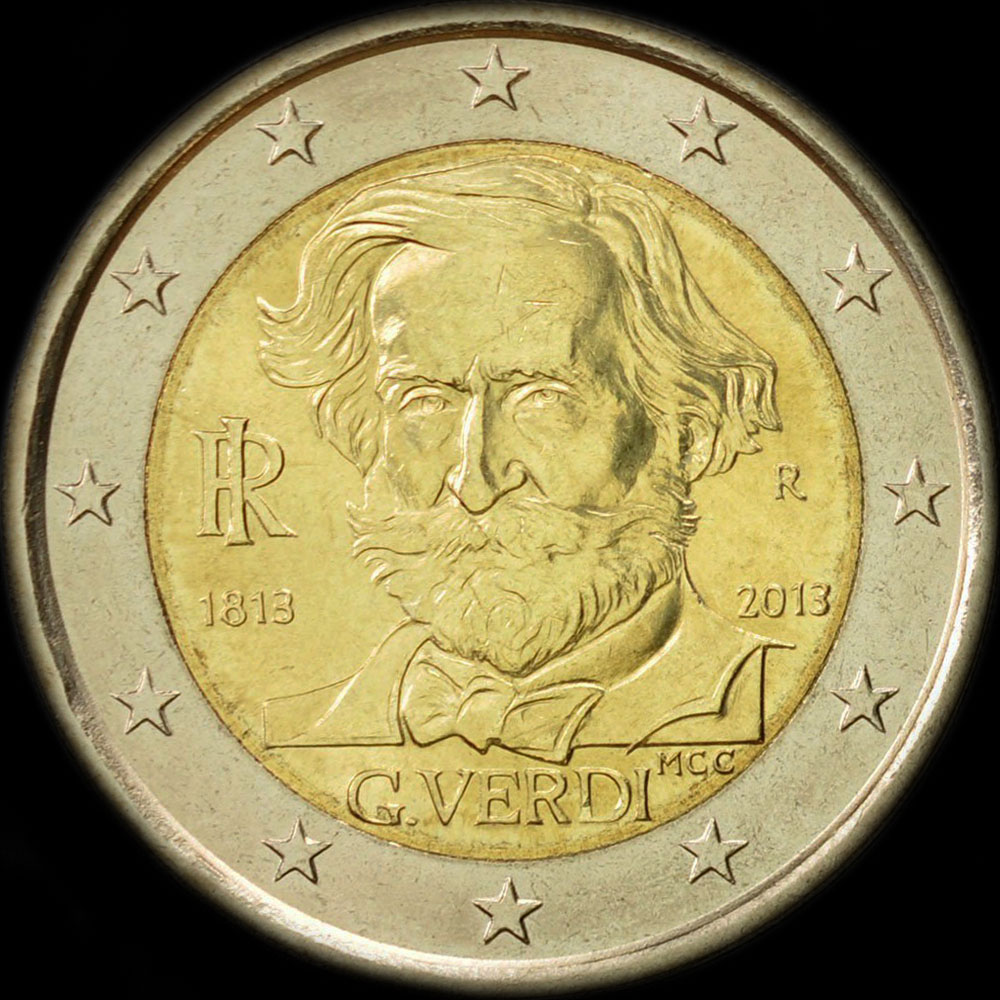 Italie 2013 - 200 ans de Giuseppe Verdi - 2 euro comm�morative