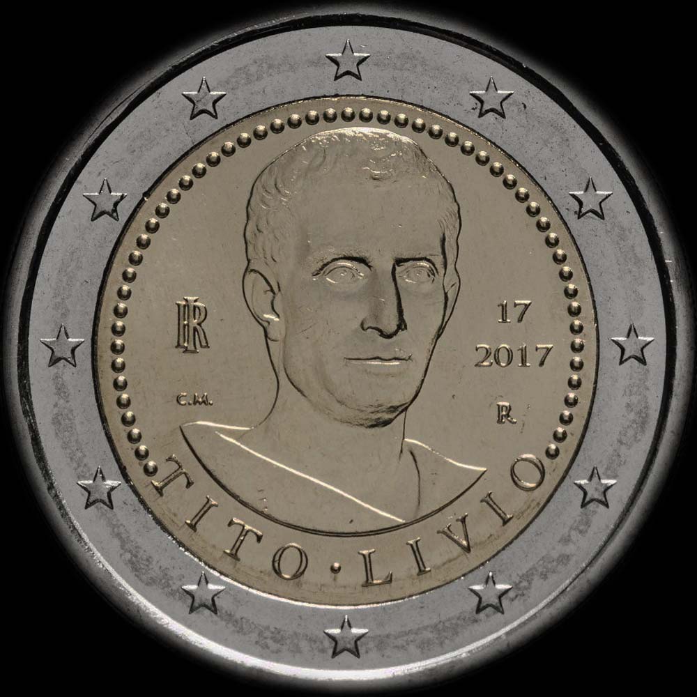 Italie 2017 - 2000 ans de la mort de Titus Livius - 2 euro commémorative