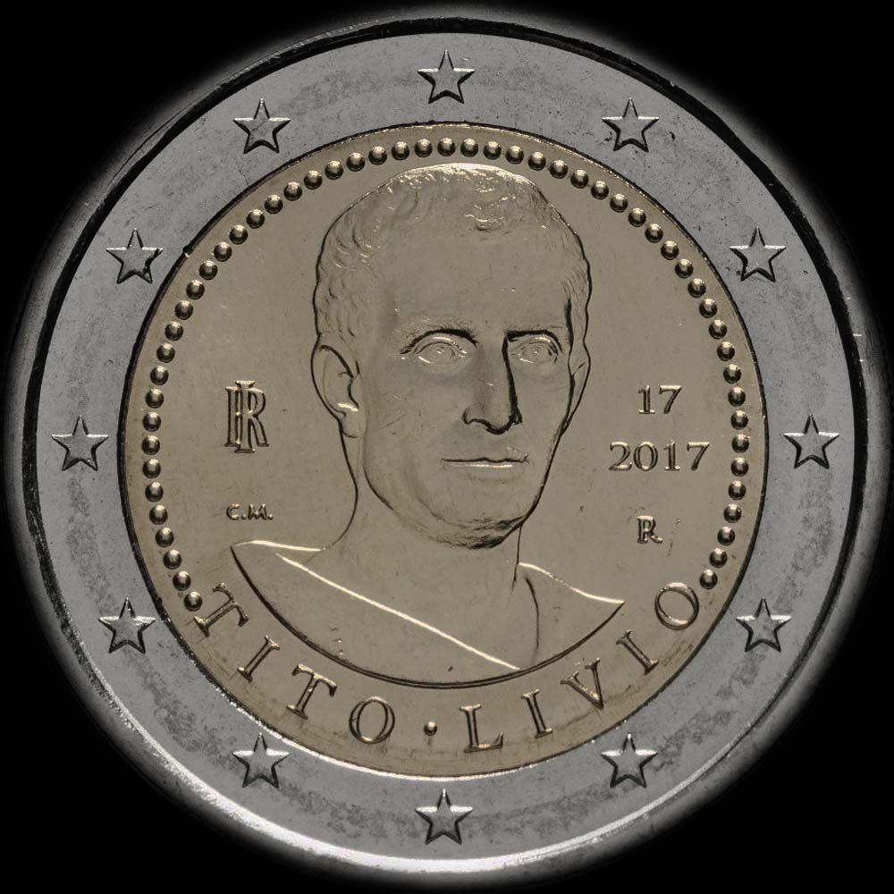 Italie 2017 - 2000 ans de la mort de Titus Livius - 2 euro comm�morative