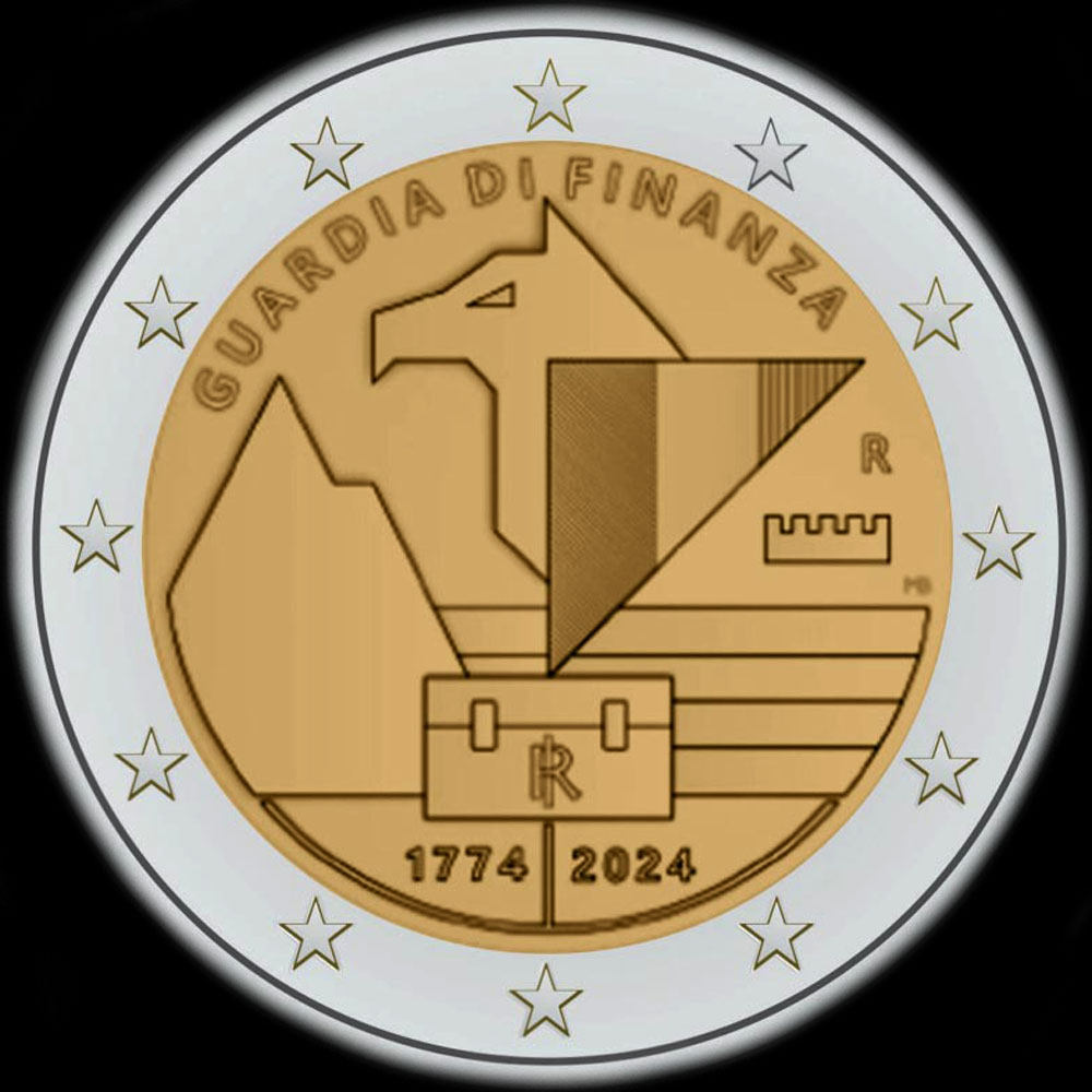 Italie 2024 - 250 ans de la Guardia di Finanza - 2 euro comm�morative