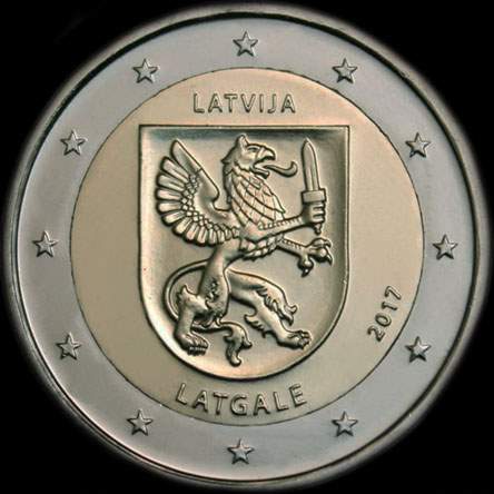 Lettonie 2017 - Région Latgale - 2 euro commémorative