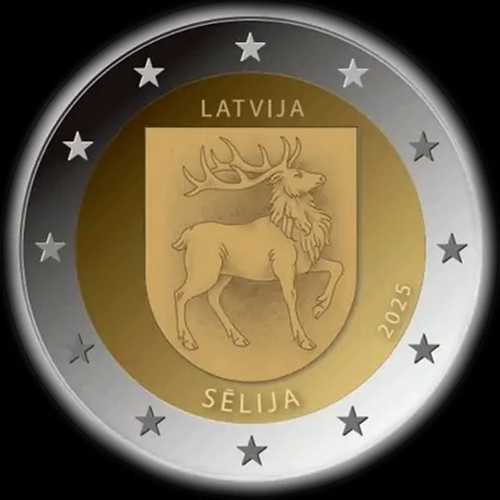 Lettonie 2025 - R�gion de S�lija - 2 euro comm�morative