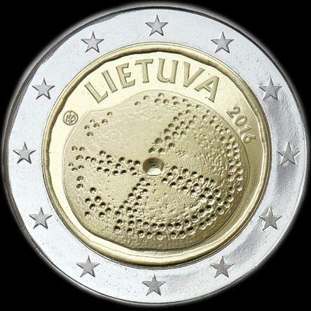 Lituanie 2016 - Culture Balte - 2 euro comm�morative