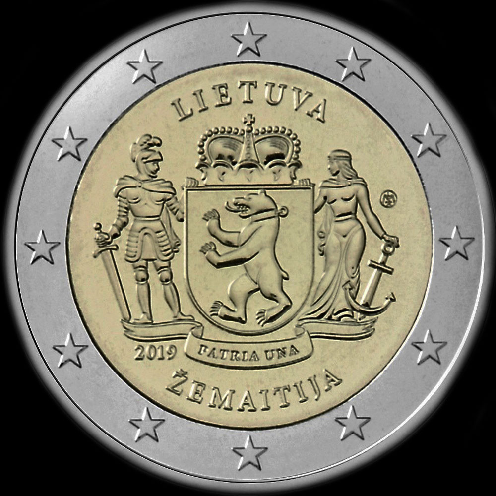 Lituanie 2019 - La Samogitie - 2 euro comm�morative