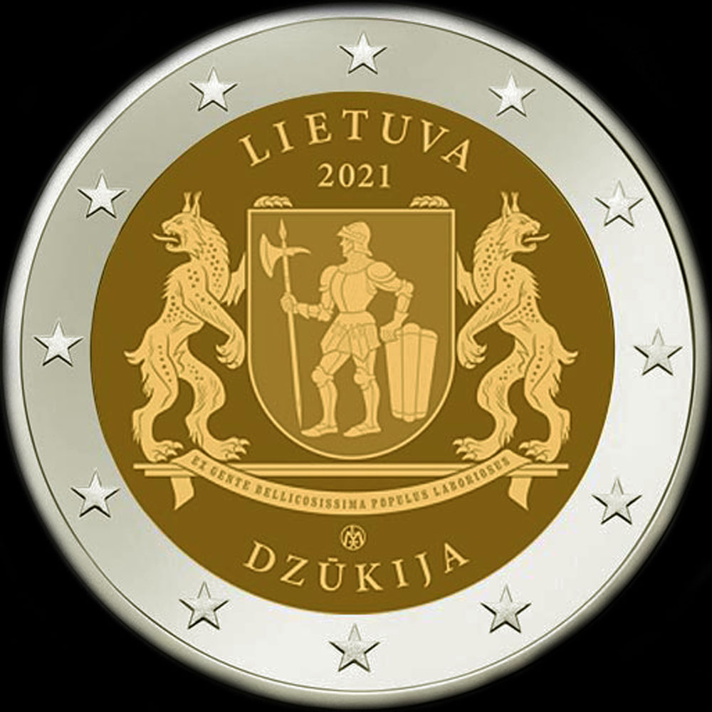 Lituanie 2021 - Region de Dzukija - 2 euro comm�morative