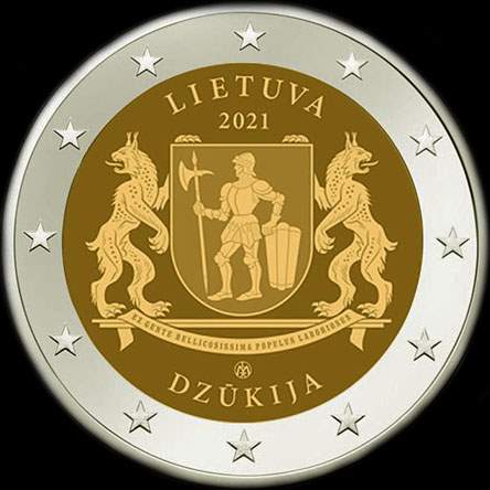 Lituanie 2021 - R�gion de Dzukija - 2 euro comm�morative