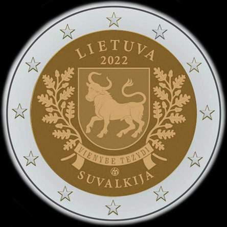 Lituanie 2022 - Suvalkija (Sudovie)- 2 euro commémorative