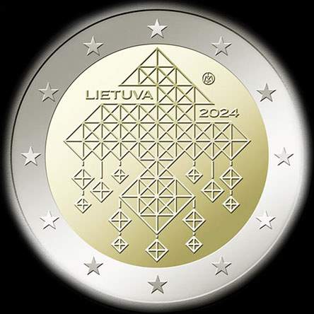 Lituanie 2024 - Les Jardins de Paille - 2 euro comm�morative