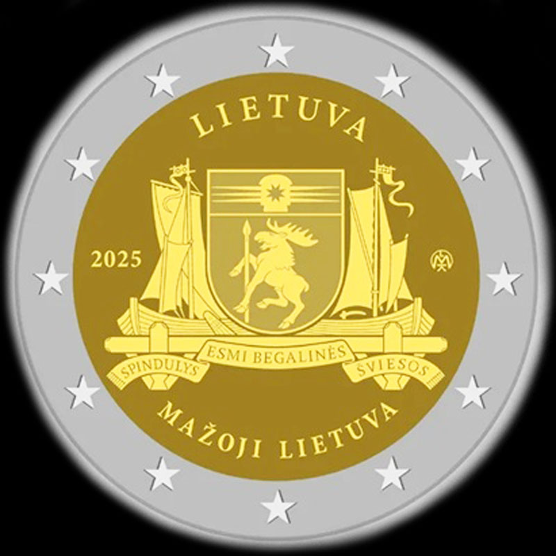 Lituanie 2025 - R�gion de Lituanie Mineure - 2 euro comm�morative