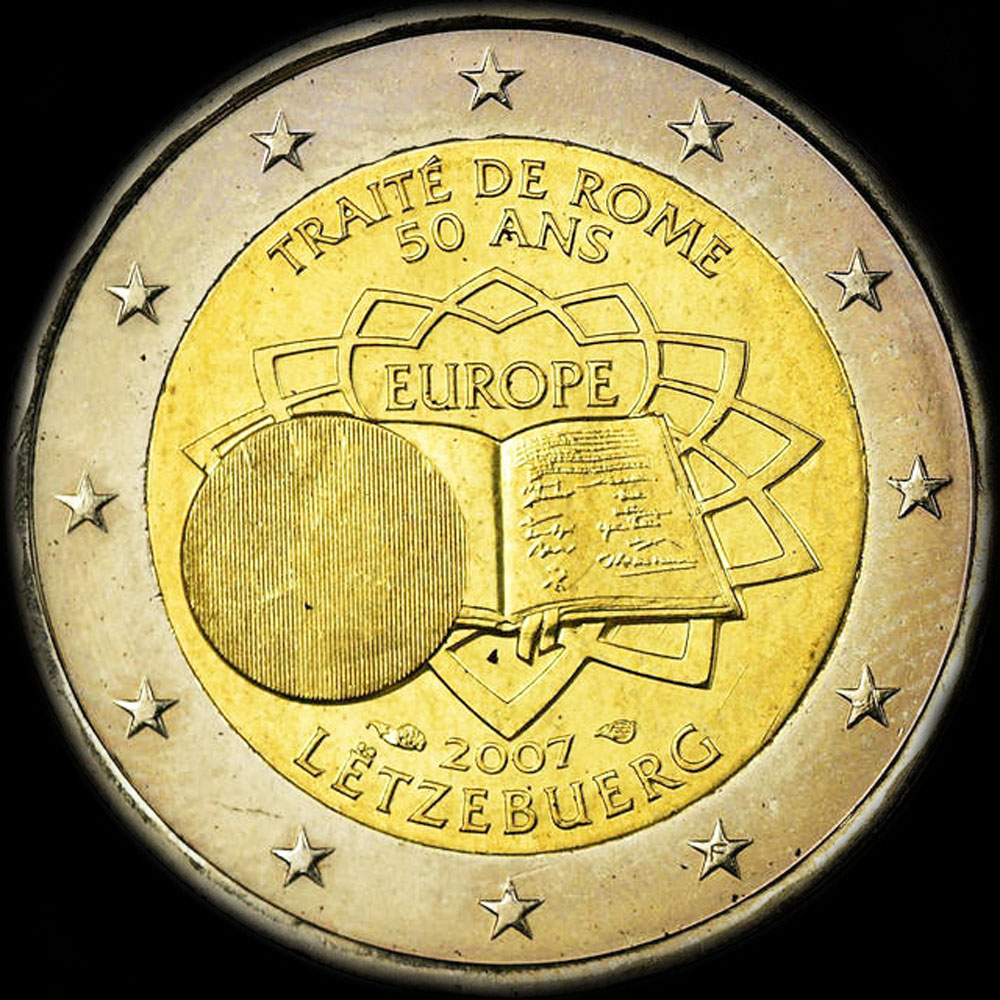 Luxembourg 2007 - 50 ans du Trait� de Rome - 2 euro comm�morative