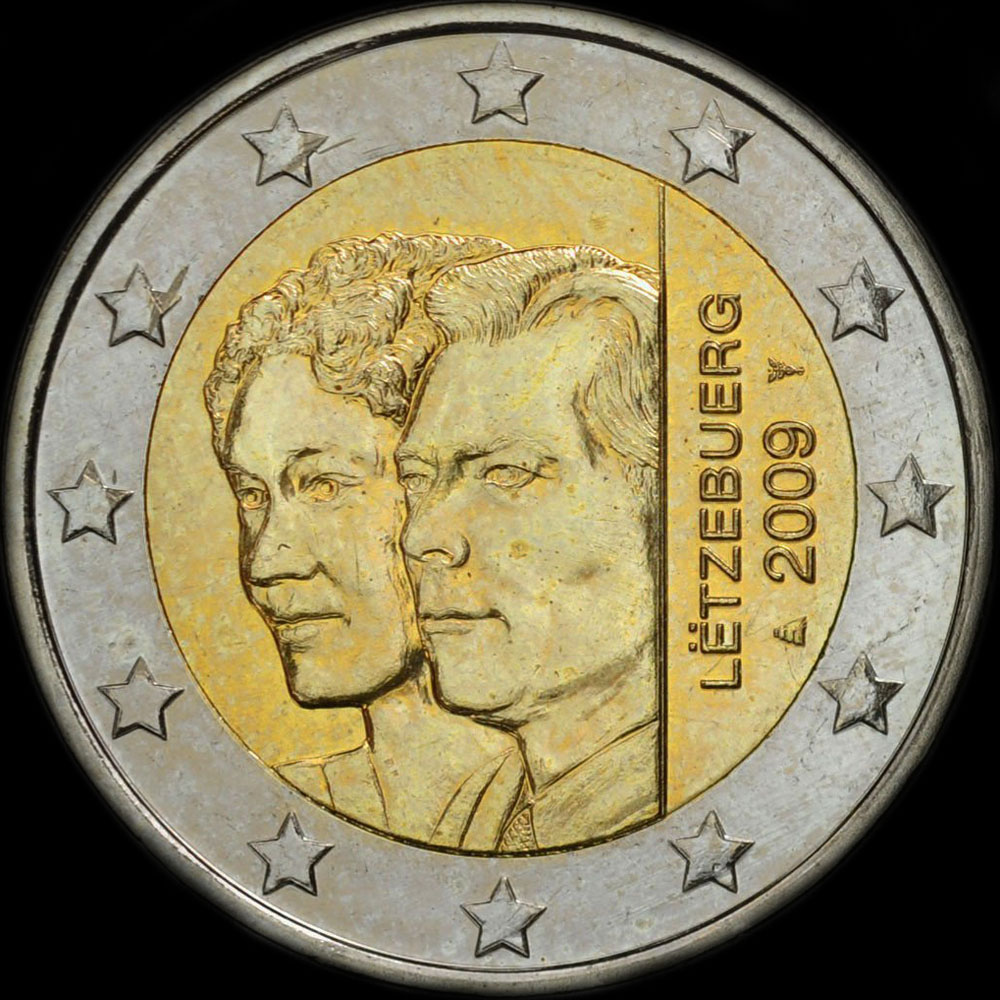 Luxembourg 2009 - 90 ans de l'Avènement de la Grand-Duchesse Charlotte - 2 euro commémorative