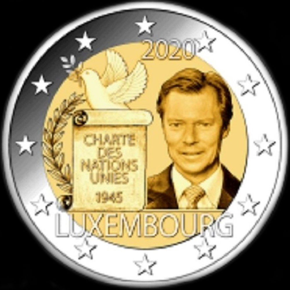 Luxembourg 2020 - 75 ans de la Charte des Nations Unies - 2 euro commmorative