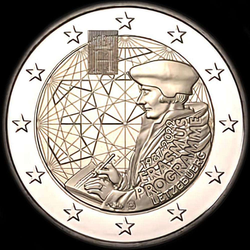 Luxembourg 2022 - 35 ans du programme Erasmus - 2 euro comm�morative
