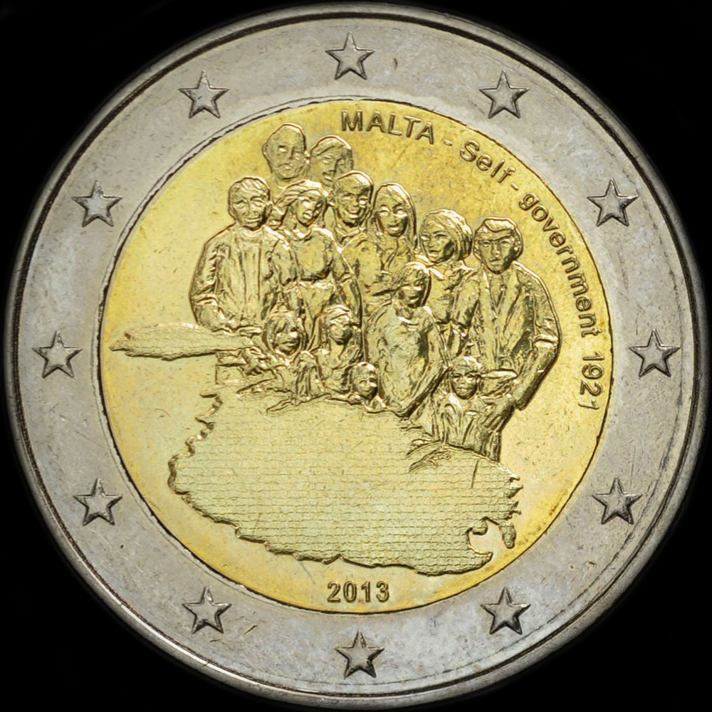 Malte 2013 - Autonomie en 1921 - 2 euro commémorative