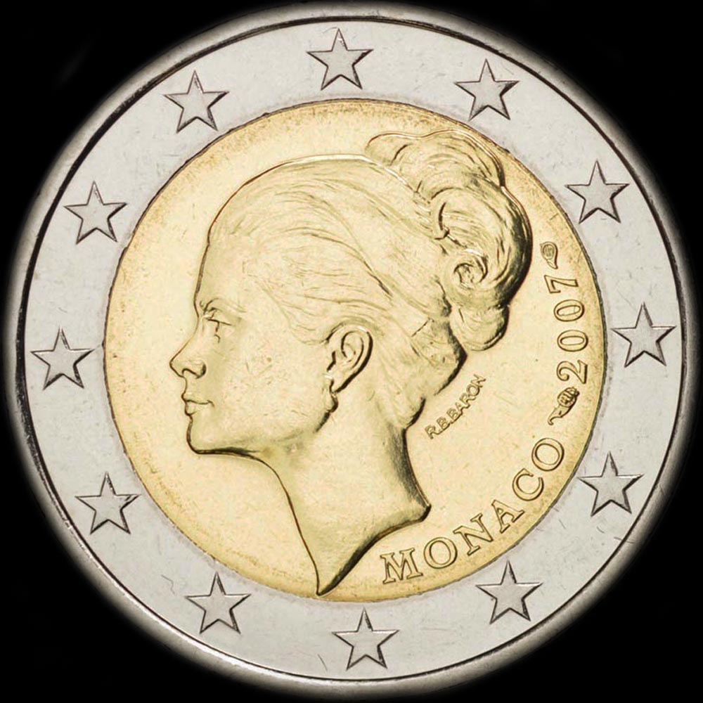 Monaco 2007 - 25 ans de la mort de la Princesse Grace - 2 euro commémorative
