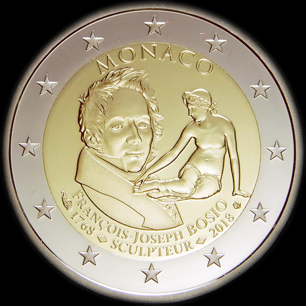 Monaco 2018 - 250 ans de François-Joseph Bosio - 2 euro commémorative