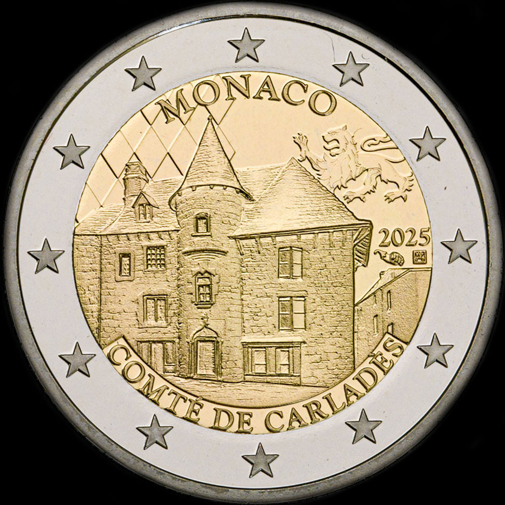 Monaco 2025 - Comt� de Carlad�s - 2 euro comm�morative