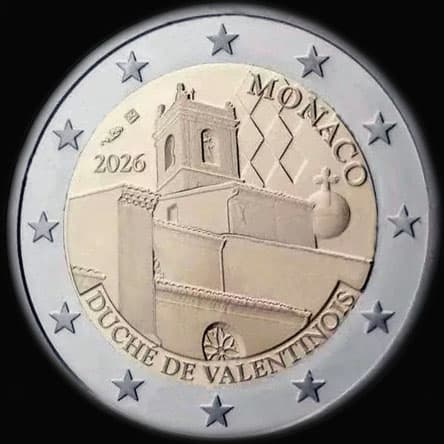 Monaco 2026 - Duch� de Valentinois - 2 euro comm�morative