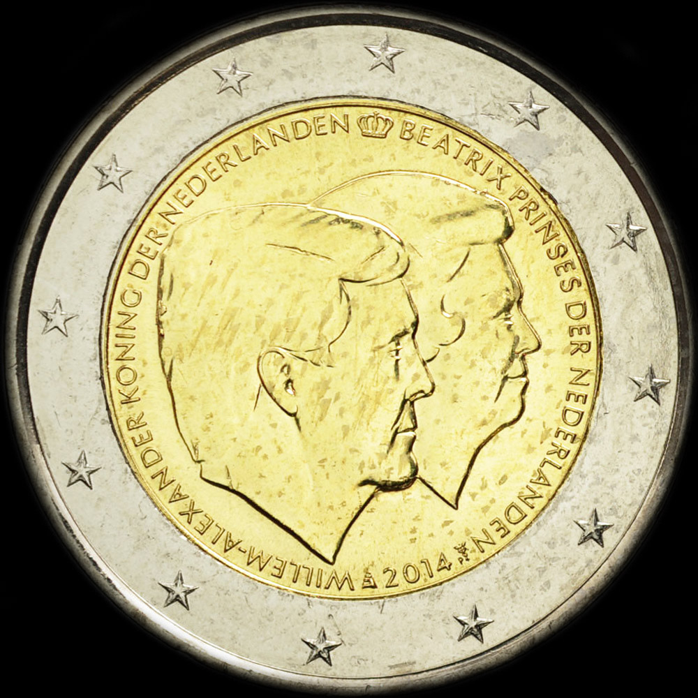 Pays-Bas 2014 - C�r�monie d'adieux � B�atrix - 2 euro comm�morative