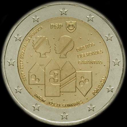 Portugal 2017 - 150 ans de la Police Portugaise - 2 euro comm�morative