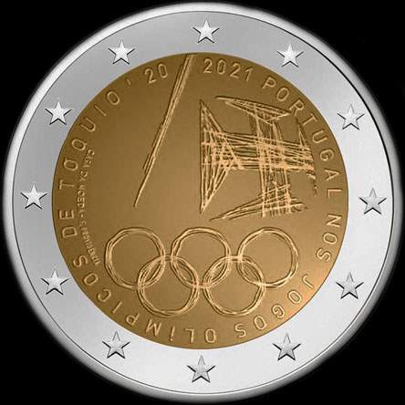 Portugal 2021 - Jeux Olympiques de Tokyo - 2 euro commémorative