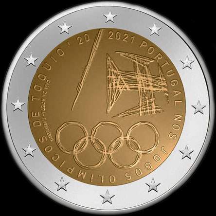 Portugal 2021 - Jeux Olympiques de Tokyo - 2 euro comm�morative