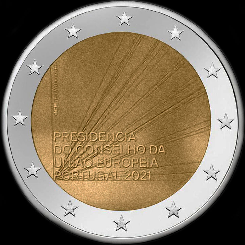 Portugal 2021 - Pr�sidence du Conseil de l'UE - 2 euro comm�morative