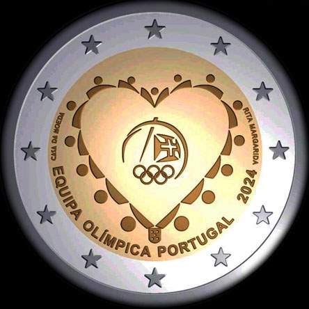 Portugal 2024 - Equipe Olympique Portugaise - 2 euro comm�morative