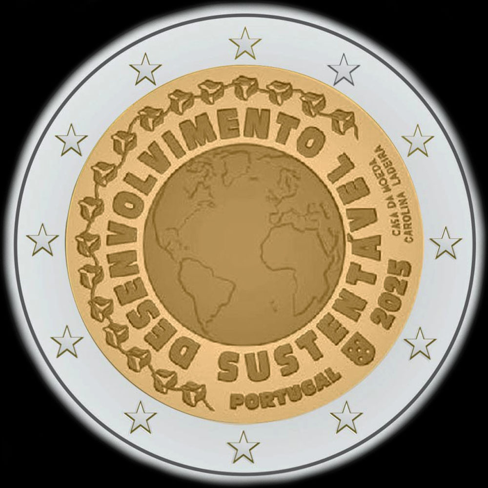 Portugal 2025 - D�veloppement durable - 2 euro comm�morative