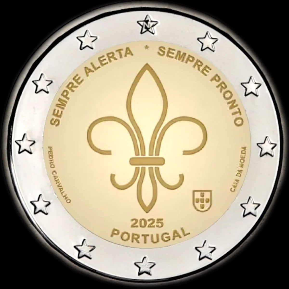 Portugal 2025 - Scoutisme mondial et mouvements de jeunesse - 2 euro comm�morative