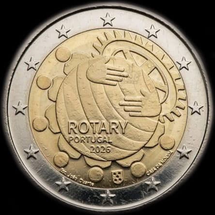 Portugal 2026 - 100 ans du Rotary au Portugal - 2 euro comm�morative