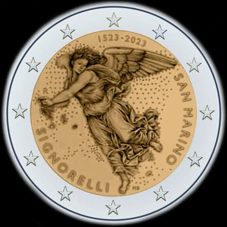Saint-Marin 2023 - 500 ans de la mort de Luca Signorelli - 2 euro comm�morative