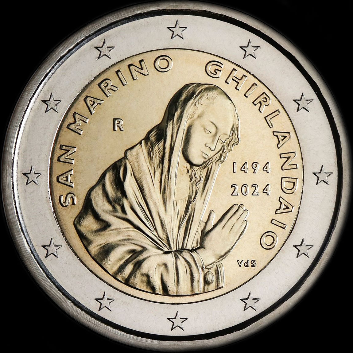 Saint-Marin 2024 - 530 ans de la mort de Ghirlandaio - 2 euro comm�morative