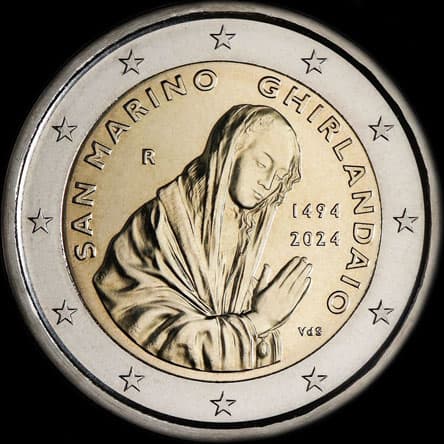 Saint-Marin 2024 - 530 ans de la mort de Ghirlandaio - 2 euro commmorative