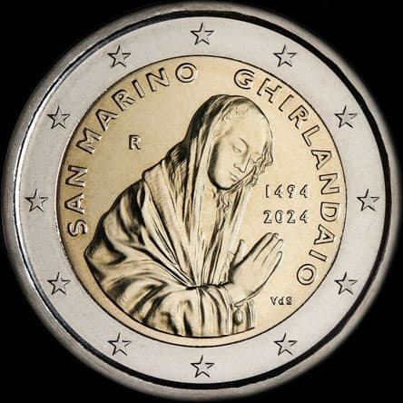 Saint-Marin 2024 - 530 ans de la mort de Ghirlandaio - 2 euro comm�morative