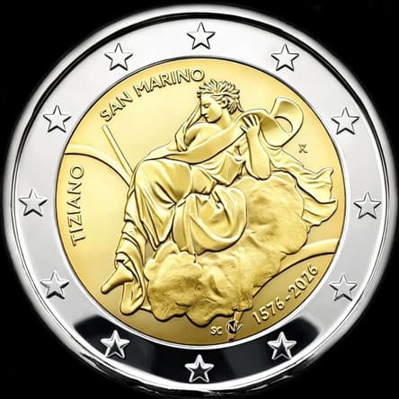 Saint-Marin 2026 - 450 ans de la mort du Titien - 2 euro comm�morative
