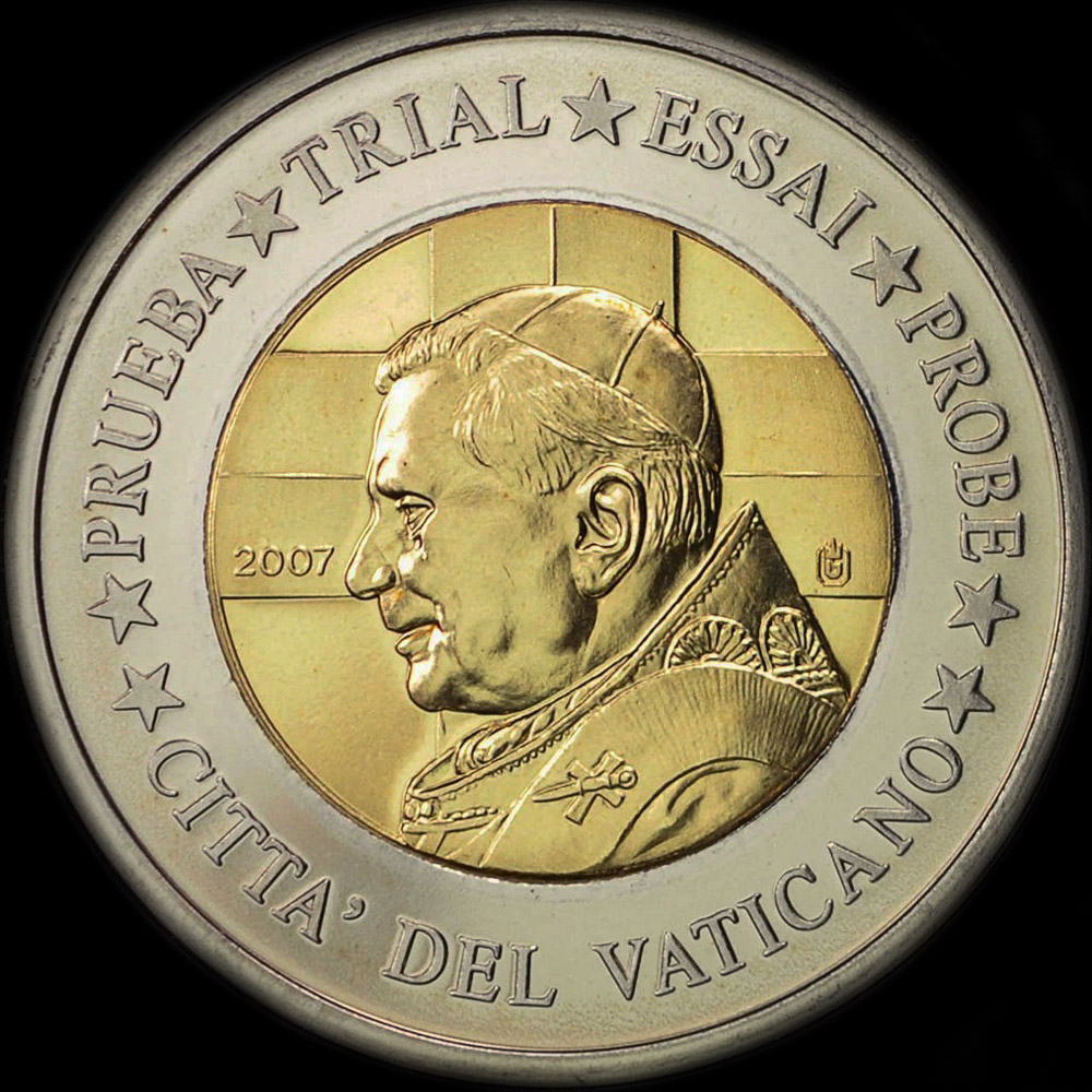 Vatican 2007 - 80 ans du Pape Benot XVI - 2 euro commmorative