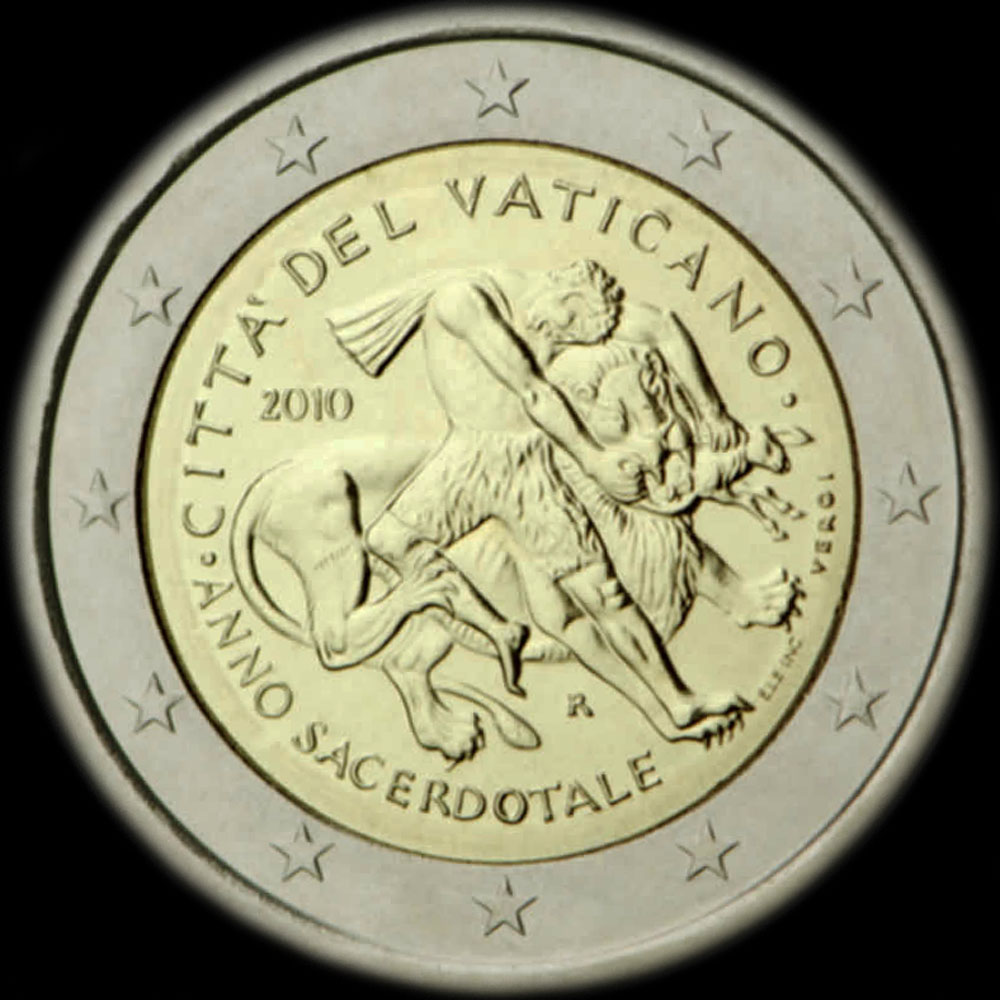 Vatican 2010 - Ann�e Sacerdotale - 2 euro comm�morative