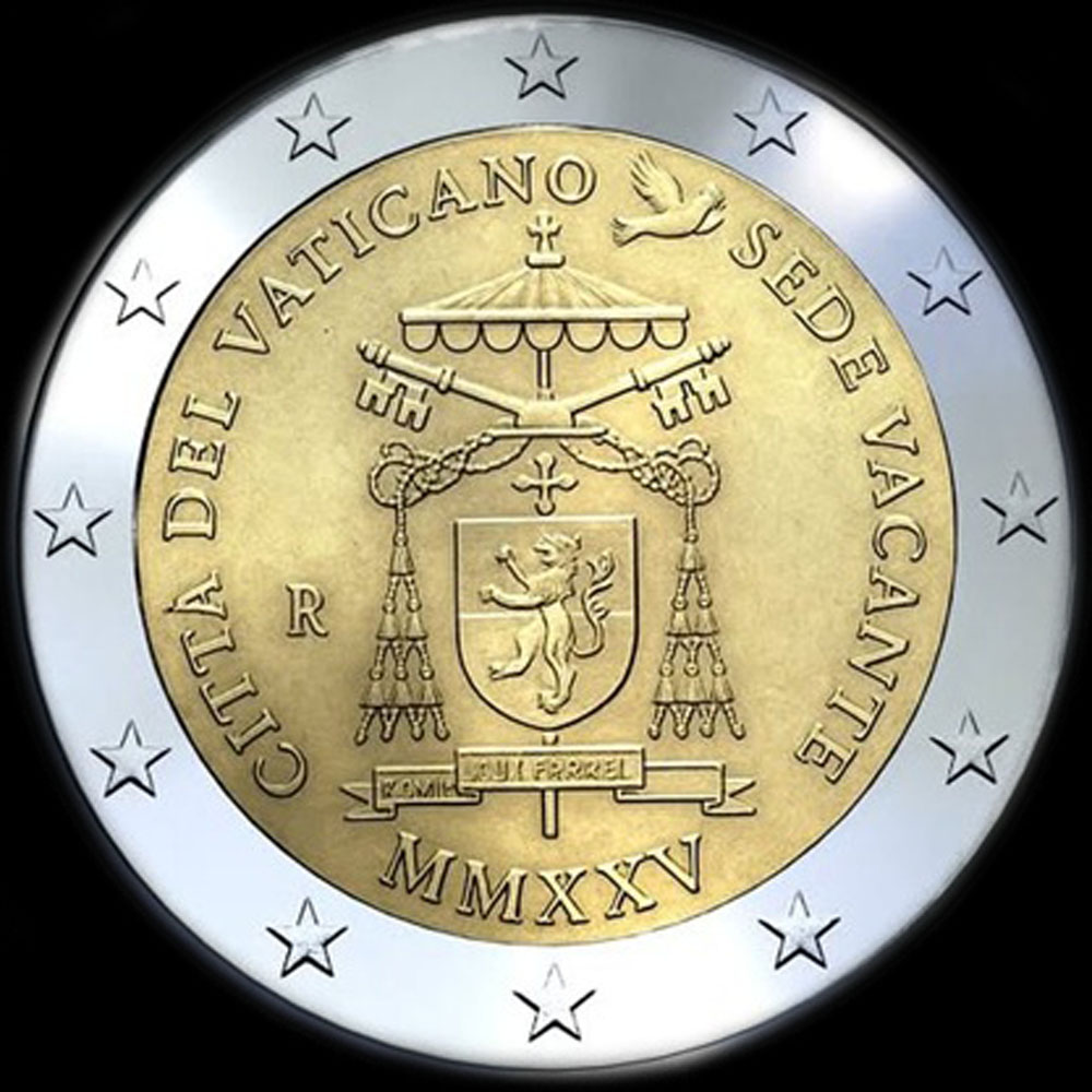 Vatican 2025 - Si�ge Vacant - 2 euro comm�morative