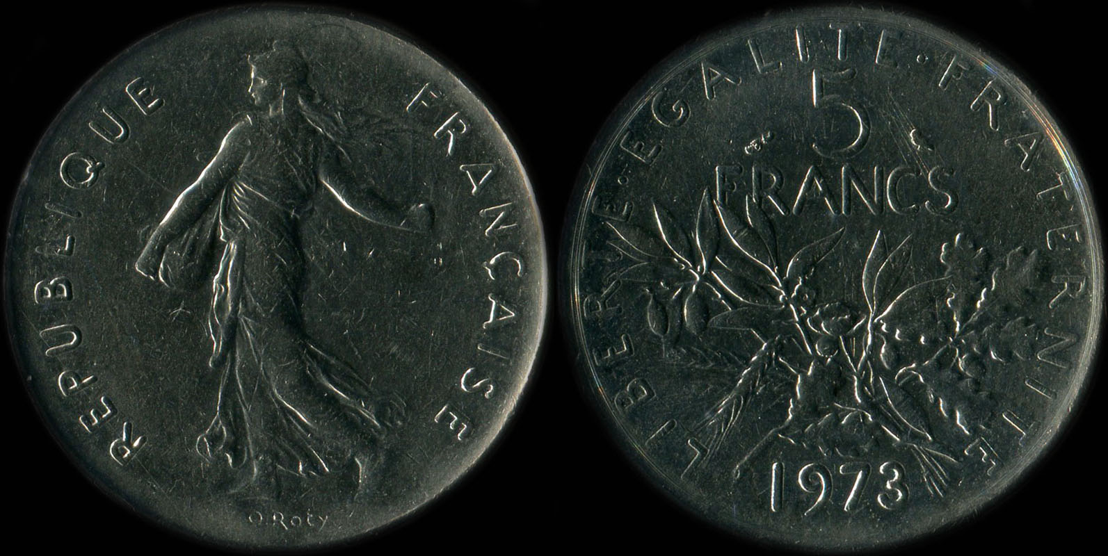 Pièce de 5 francs 1973 Semeuse cupro-nickel