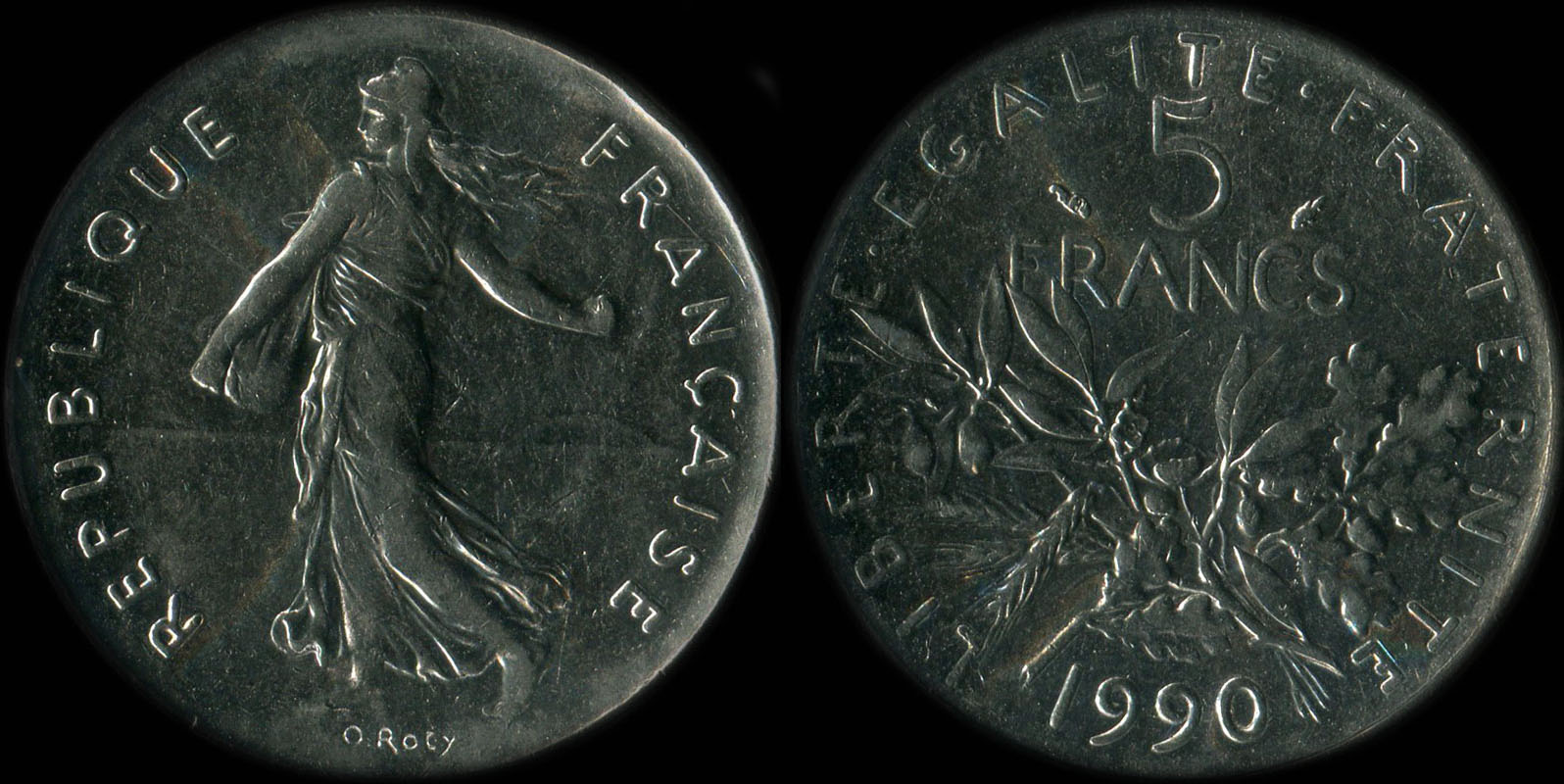 Pièce de 5 francs 1990 Semeuse cupro-nickel