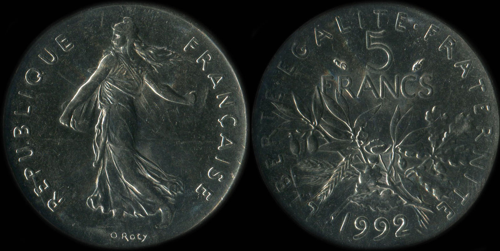 Pièce de 5 francs 1992 Semeuse cupro-nickel